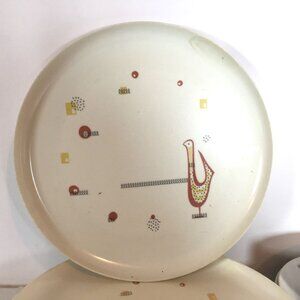 VTG MCM Dinner Plates 6 + Saucers & 1 Cup - Florence Mass Prolon Dinnerware Set: